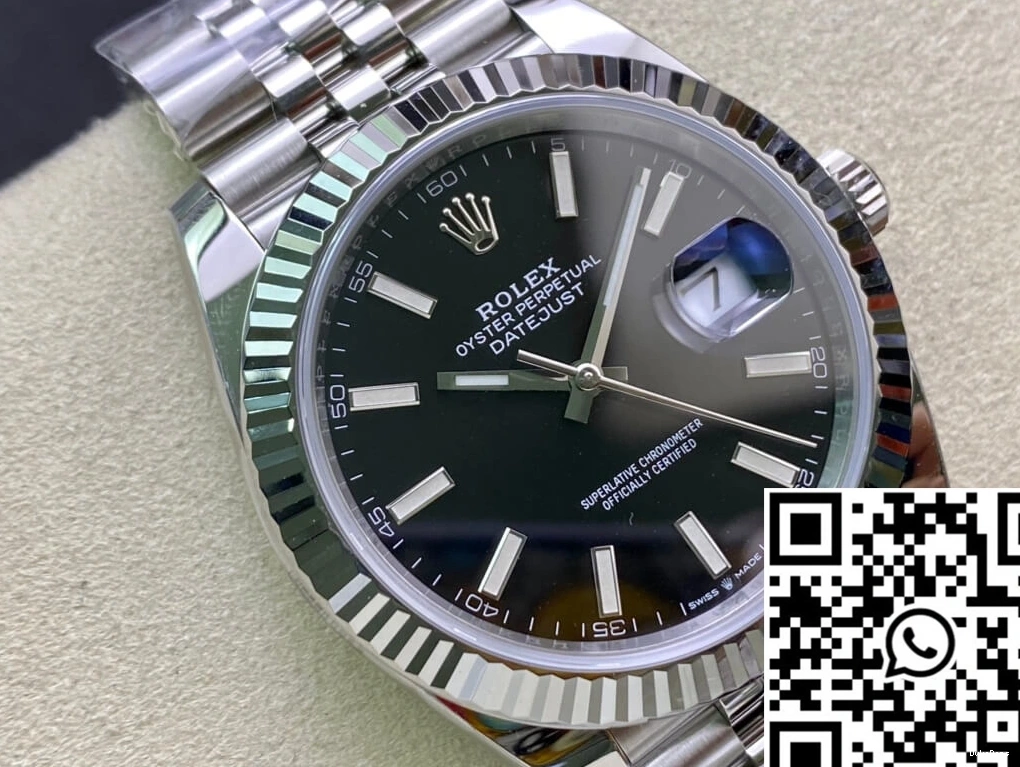 Datejust Rolex M126334-0018 Clean Black Factory Dial 0909
